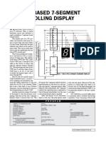 PC-based 7 Segment Rolling Display