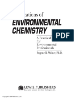 Applications Of: Environmental Chemistry