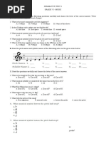 B. Read The Pitch Names and Syllable Names of The Following Notes On The Given Scale Below