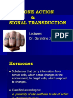 Biochem - Hormone and Signal Transduction