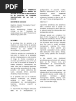 Caso Clinico Onco Agosto