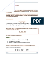 121 Razón de Cambio y Vector Gradiente