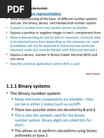 1.1.1 Information Representation: Unit 1: Theory Fundamentals