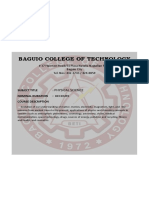 Baguio College of Technology: Physical Science