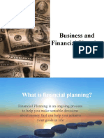 Business and Financial Planning