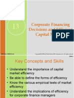 Corporate Financing Decisions and Efficient Capital Markets: Mcgraw-Hill/Irwin