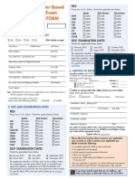 Computer-Based Testing Exam Order Form: 1. Asq Membership Number 2. Name/Address Information