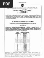 Decreto Salario 2011 2277