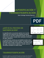 Saponificación y Transesterificación