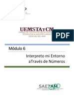 Módulo 6 Interpreto Mi Entorno A Través de Números