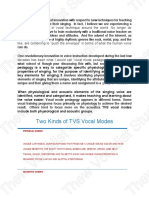 TVS Vocal Modes Overview