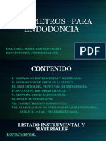 Parametros para Endodoncia