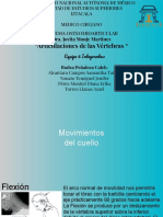 Articulaciones de Las Vértebras Por Caleb Rodea. UNAM.