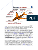 This Page Shows The Parts of An Airplane and Their Functions