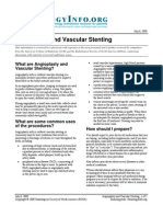 What Are Angioplasty and Vascular Stenting?