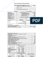 Isabela Ebc Builders Construction Inc. Calculation of Concrete Design Mix (Aci 211.1-91) NO. 01