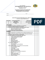 Delivery Room Performance Checklist 6