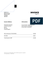 Invoice Address: Information