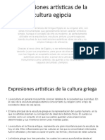 Expresiones Artísticas de La Cultura Egipcia