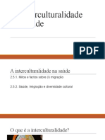 Interculturalidade Na Saúde