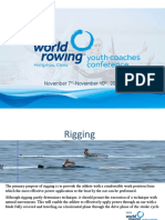 2019 World Rowing Youth Coaches Conference - Hangzhou, China Rigging.