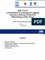 Determination of Leading and Lagging Indicators Utilizing The BowTie Method