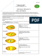 Genaral Biology 1 Cell Division: Southern City Colleges