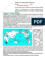 6° Guia 11, Poblamiento de America