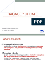 Ragagep Update: Douglas Reindl, Director, IRC 2016 IRC R&T Forum