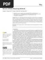 Review of Rotor Balancing Methods