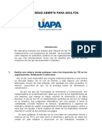 Teoría y Estructura Organizacional-Tarea 10