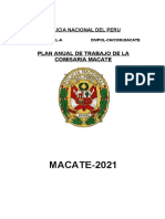 Plan de Trabajo CPNP Macate 2021