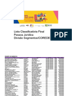 Lista Classificatoria Final PJ Diversidade Das Culturas