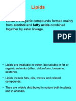 Chemistry of Lipids