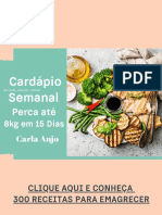 Cardápio para Emagrecer Até 8kg em 15 Dias