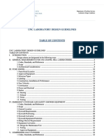 Unc Laboratory Design Guidelines