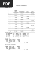 Chapter 5 Factory Overhead Accounting Exercises