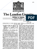 OPERATIONS IN THE MIDDLE EAST FROM 7TH FEBRUARY, 1941 - The London Gazette