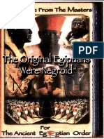 The Original Egiptians Were Negroid