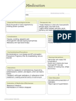 Medication: Expected Pharmacological Action Therapeutic Use