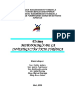 Electiva - Metodología de La Investigación Socio Jurídica