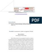 Penhos, Visibilidad Conocimiento y Poder en La Argentina