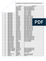 Listado de Cupos Medicos Aps 2013