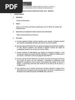 Convocatoria de Prácticas N°007-2021 - Produce I. Generalidades 1. Modalidad