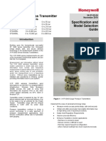 XYR 6000 Wireless Transmitter Specification and Model Selection Guide