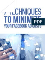 7 Techniques To Minimize Your Facebook Ad Costs