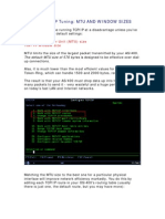 Os/400 Tcp/Ip Tuning: Mtu and Window Sizes