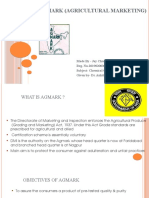 Agmark (Agricultural Marketing)