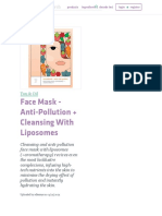 You & Oil Face Mask - Anti-Pollution + Cleansing With Liposomes Ingredients (Explained)