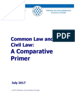 Common Law and Civil Law A Comparative Primer